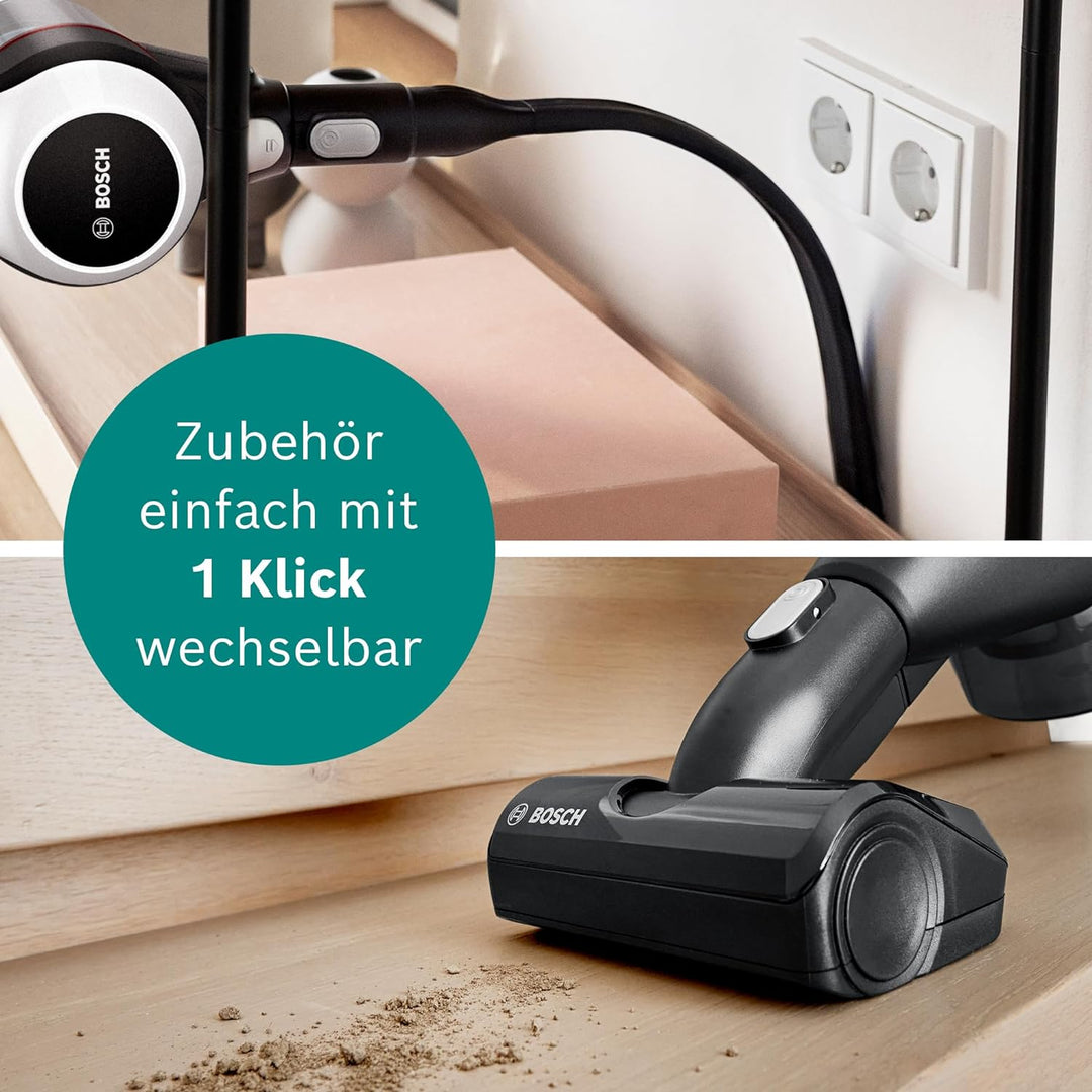 Bosch Akku-Staubsauger Unlimited Serie 6 BKS611MTB, kabelloser Handstaubsauger, beutellos, leicht, H
