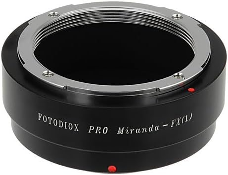 Fotodiox Pro Lens Mount Adapter Compatible with Miranda (Mir) Lenses on Fujifilm X-Mount Cameras Mir