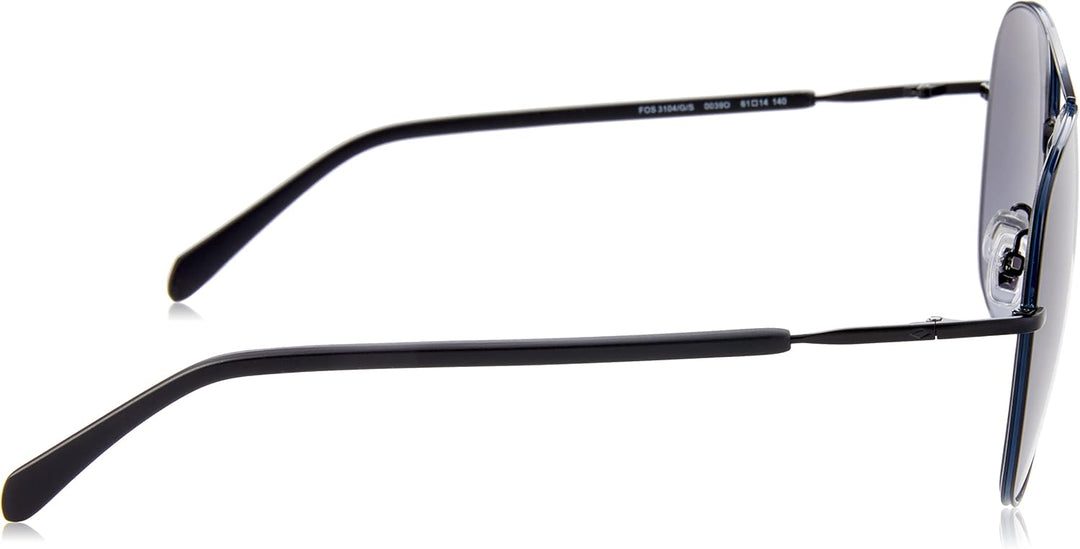 Fossil Unisex Sunglasses 61 003/9o Matt Black, 61 003/9o Matt Black