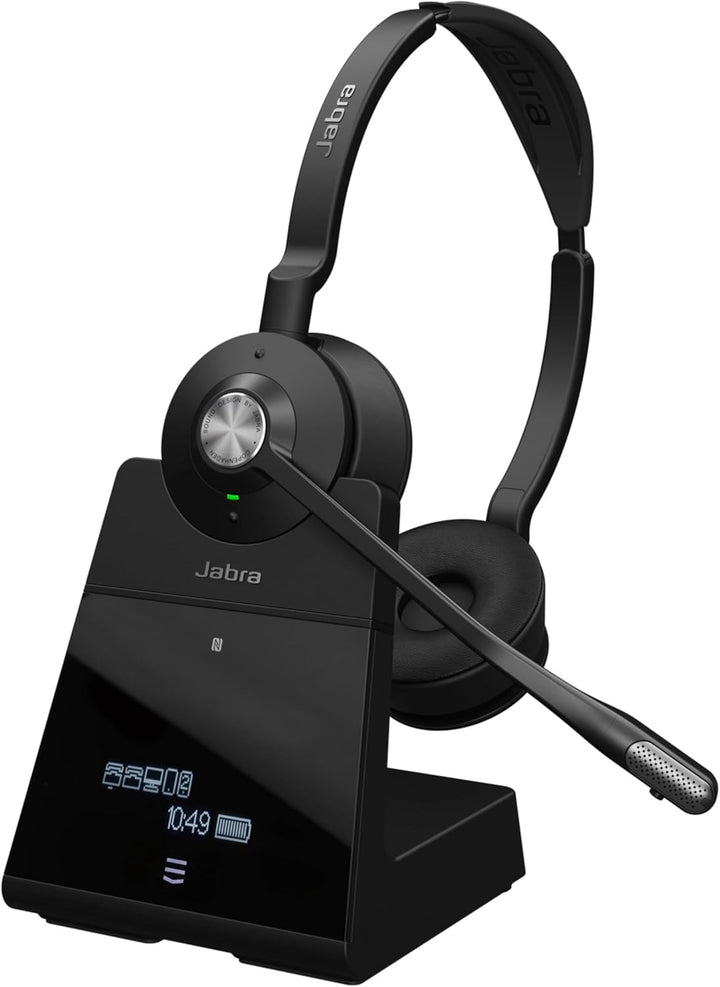 Jabra Engage 75 SE Stereo-Headset, kabellos, professionelle Anrufe, DECT-Sicherheit, 150 m Reichweit