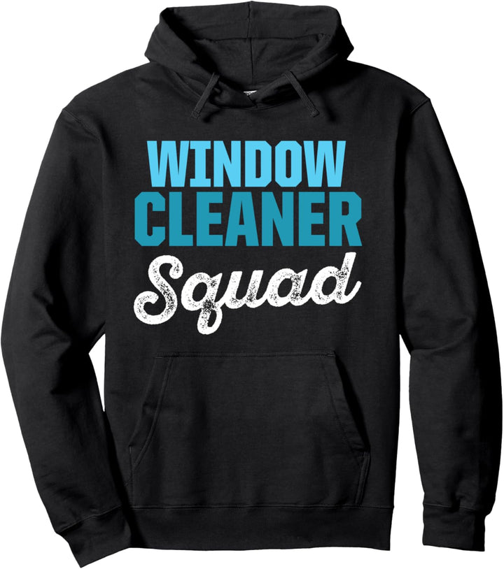 Fensterputzer Squad Lustige Reinigung Pullover Hoodie