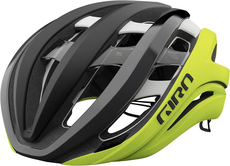 Giro Nine Fahrradhelm L Matte Black Fade / Highlight Yellow, L Matte Black Fade / Highlight Yellow