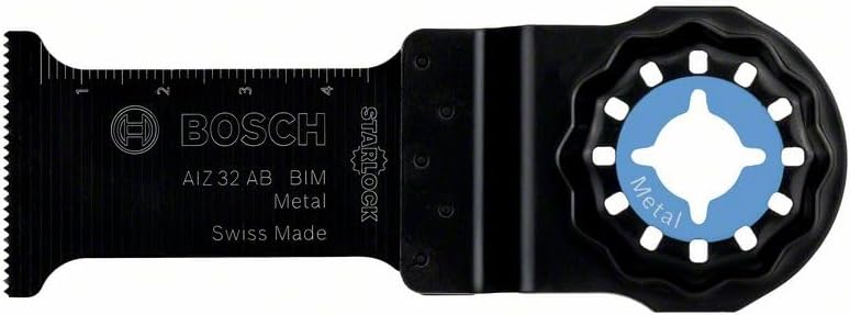 Bosch Professional 1x Bi-Metall Sägeblatt AIZ 32 AB (für ungehärtetes Metall, Breite 32 mm, Zubehör