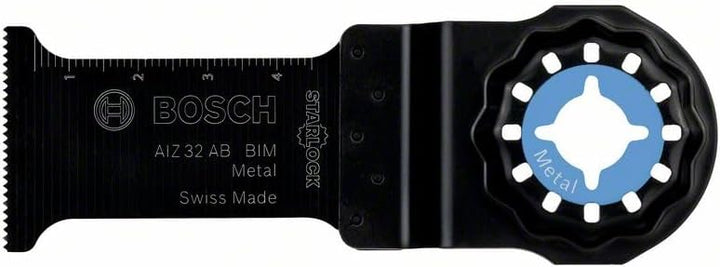 Bosch Professional 1x Bi-Metall Sägeblatt AIZ 32 AB (für ungehärtetes Metall, Breite 32 mm, Zubehör