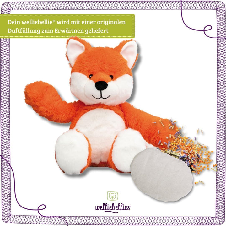 Wärmekuscheltier Fuchs gross 25cm für Mikrowelle Backofen