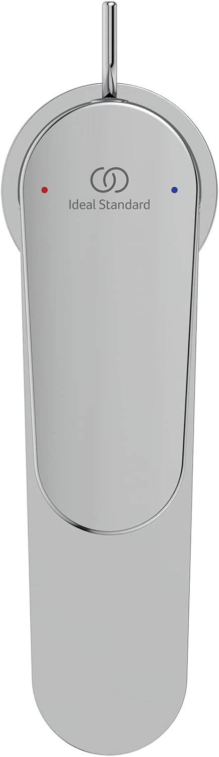 Ideal Standard BC698AA Cerafine O Waschtischarmatur mit Zugknopf-Ablaufgarnitur
