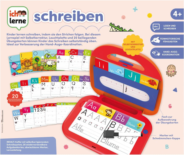 Jumbo Spiele ich lerne schreiben - Lernspiel für Kinder ab 4 Jahren