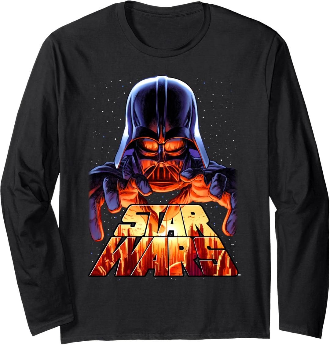 Star Wars Darth Vader Sith Overlord Logo Langarmshirt