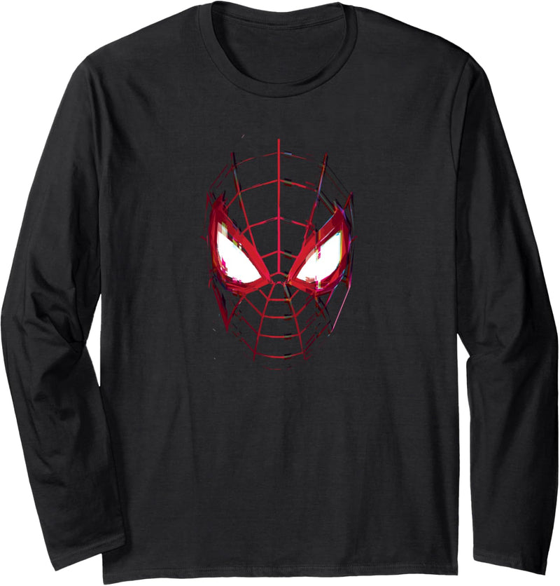 Marvel Spider-Man: Miles Morales Game Spidey Mask Langarmshirt