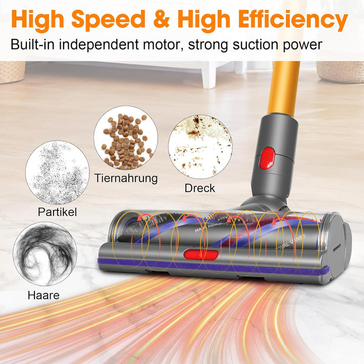 V11 Torque Drive Bodendüse für Dyson V11 V15 V10 V8 V7 Bürste Anti-Tangle Einstellbare Saugkraft Ele
