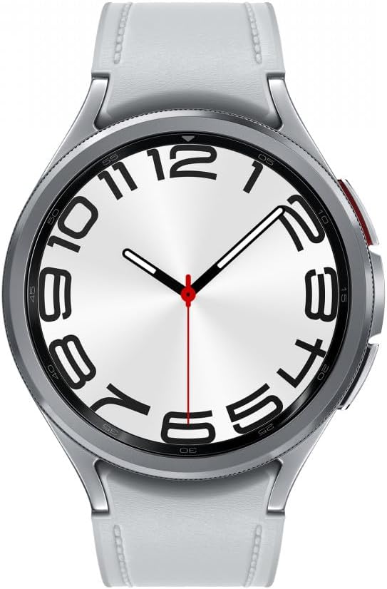 Samsung Smartwatch Galaxy Watch 6 Classic 47 mm LTE Silver SM-R965FZSAEUE Hochwertiges Produkt, Hoch