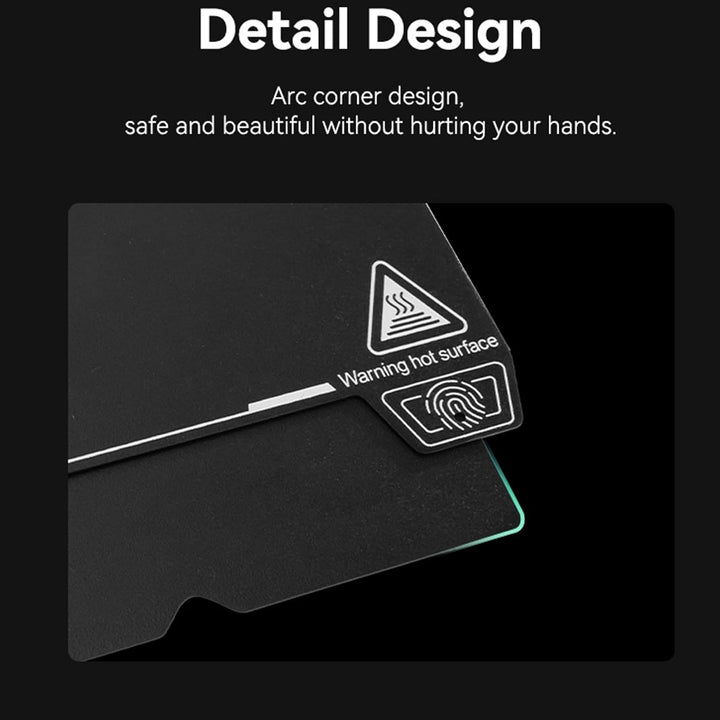 Creality Epoxid Harz Bauplatte für K1 Max, 3D Drucker, Doppelseitige Epoxid Harz Partikelbeschichtun