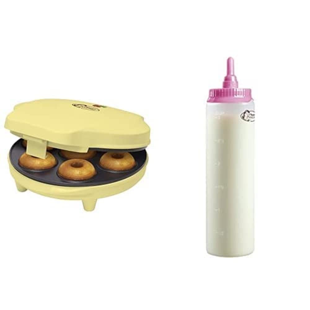 Bestron Donut Maker, inkl. Teigportionierer für 700ml mit Skala, Ideal zum Befüllen des Donut-Geräts