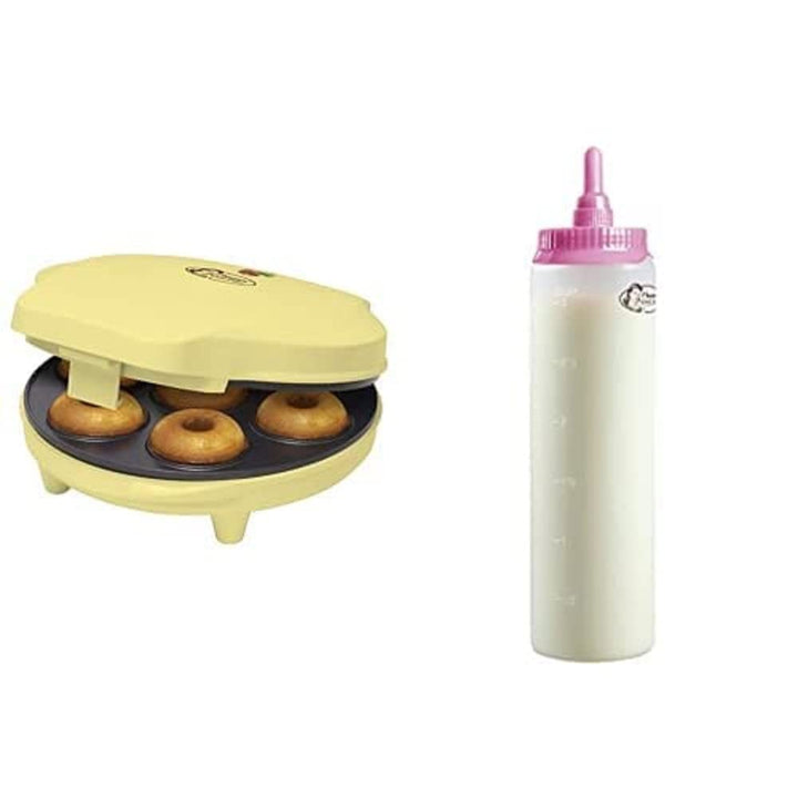 Bestron Donut Maker, inkl. Teigportionierer für 700ml mit Skala, Ideal zum Befüllen des Donut-Geräts