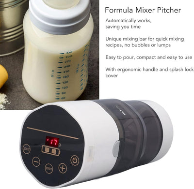 Baby-Milchpulver-Mixer, USB-Lade-Formel-Mischkrug, Tragbarer Smart-Formel-Mixer für Kleinkinder und