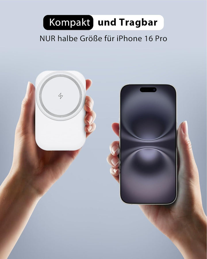 Ladestation kompatibel mit App1e Watch und iPh0ne,Super Tragbar Magsafe Ladegerät für iPh0ne 16 15 1
