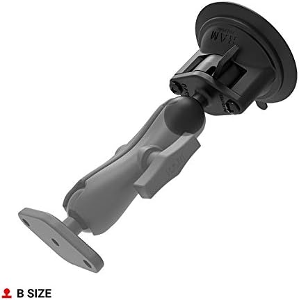 RAM MOUNTS Twist-Lock-Saugnapffuss mit Ball