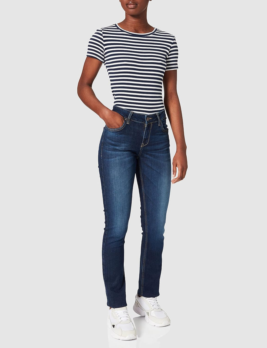 LTB Jeans - Damen - Aspen Y - Mid Waist - Slim Fit Jeans - Hosen 33W / 30L Blau (Sian Wash 51597), 3