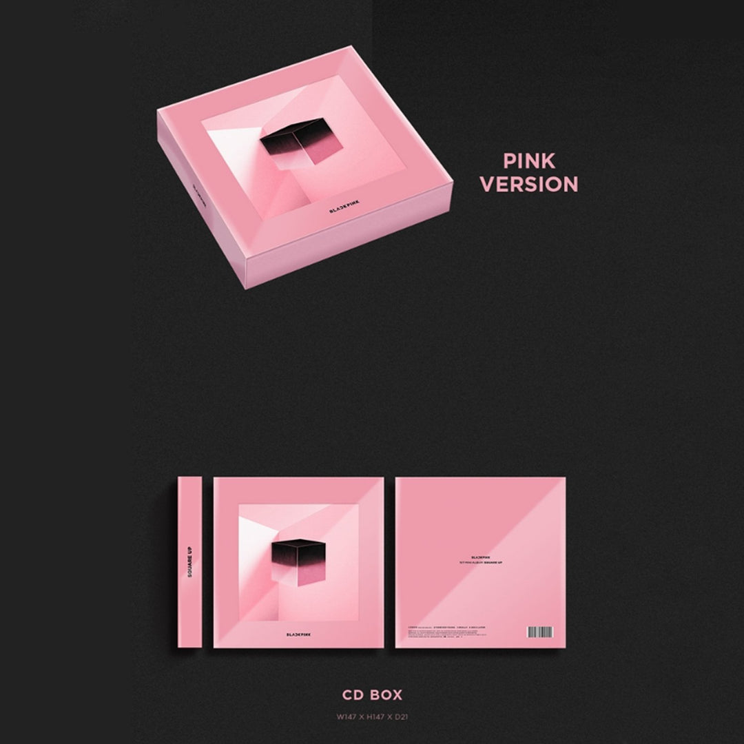 Square Up [ PINK Ver. ] - BLACKPINK 1st Mini Album CD + Photo Book + Lyrics Book + Postcard + Photoc
