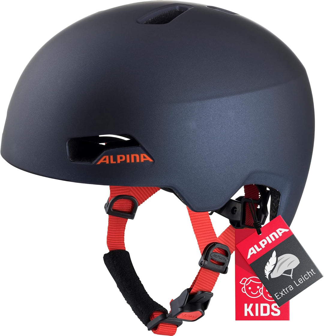 ALPINA HACKNEY - Leichter, Bruchfester & Optimal Klimatisierter Fahrradhelm Mit Nachrüstbarem LED Fü