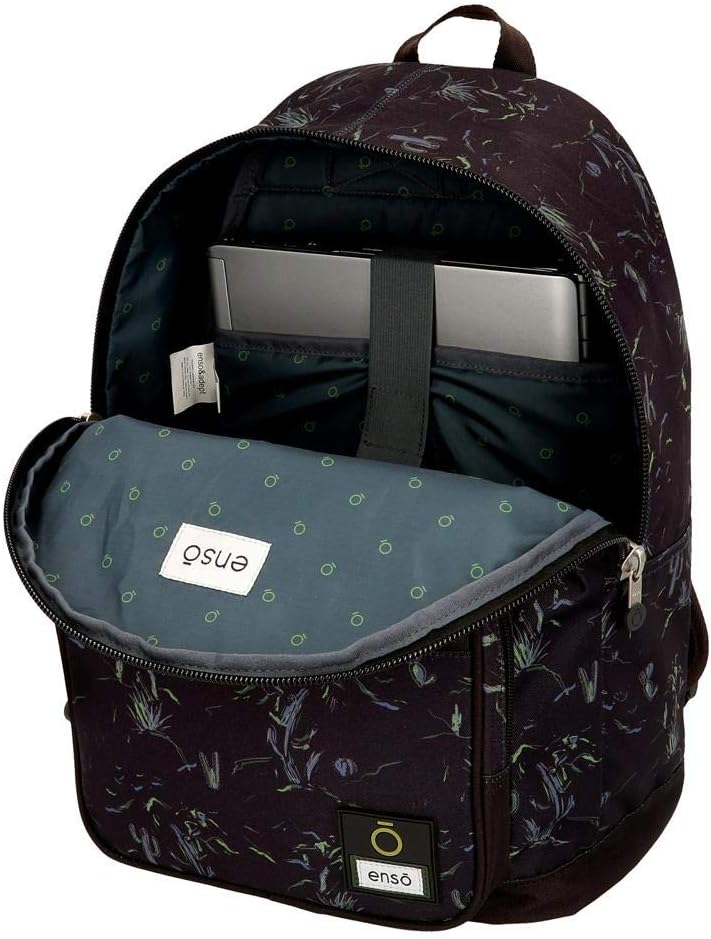 Enso West Rucksack Schwarz 31x42x15 cms Polyester 23.94L, Rucksack