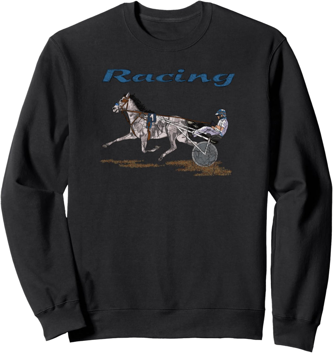 Trabrennsport Pferderennen Trabrennen Sweatshirt