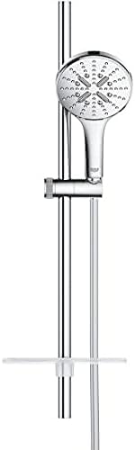 GROHE Rainshower 130 SmartActive | Brausestangenset 3 Strahlarten | chrom | 26546000 Brstg.Set 600mm