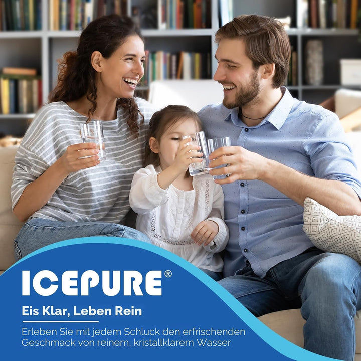 ICEPURE Wasserfilter Kühlschrank Kompatibel mit Samsung DA29-10105J, DA29-10105J HAFEX/EXP, DA99-021