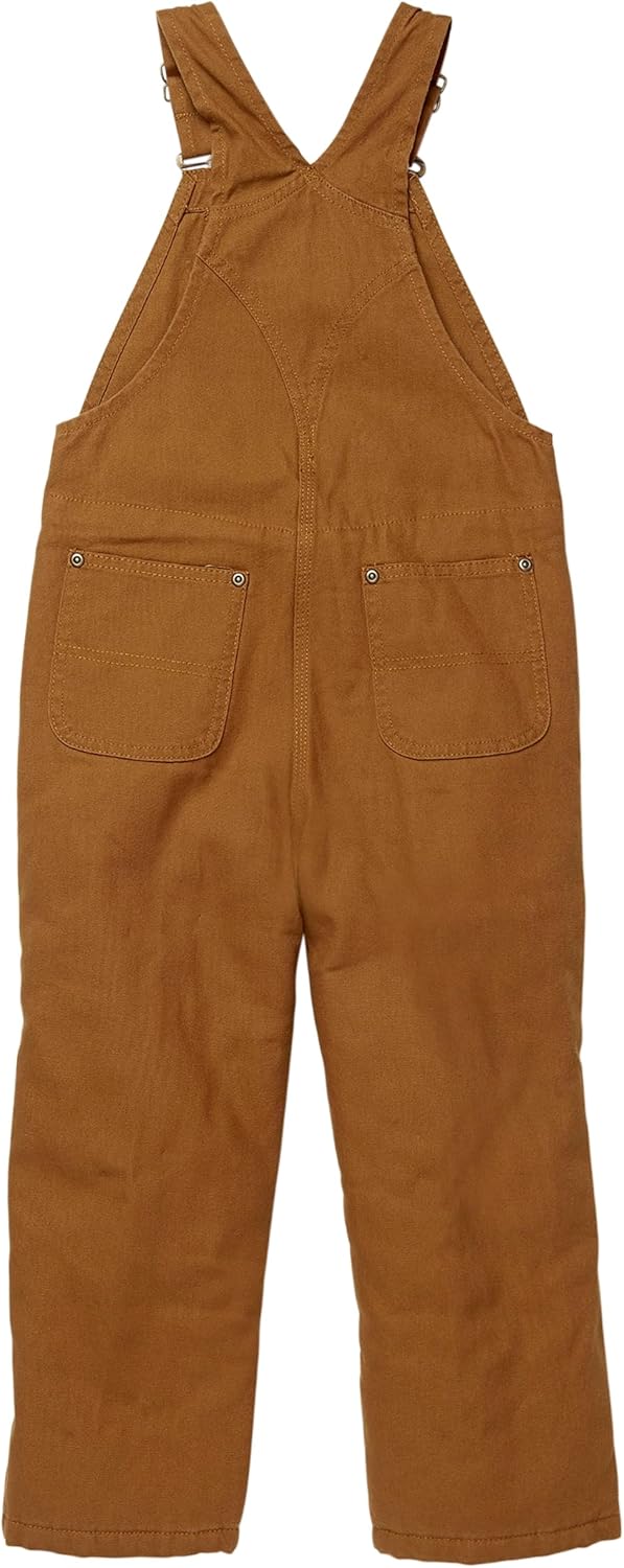 Carhartt Jungen Insulated Canvas Bib Overalls Overall (1er Pack) 16 Braun (Carhartt Brown), 16 Braun