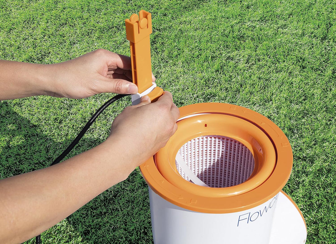 Bestway Flowclear Skimatic Einhängeskimmer/Filterpumpen-Kombination 2.574 l/h 220-240V~/50Hz, Trafo