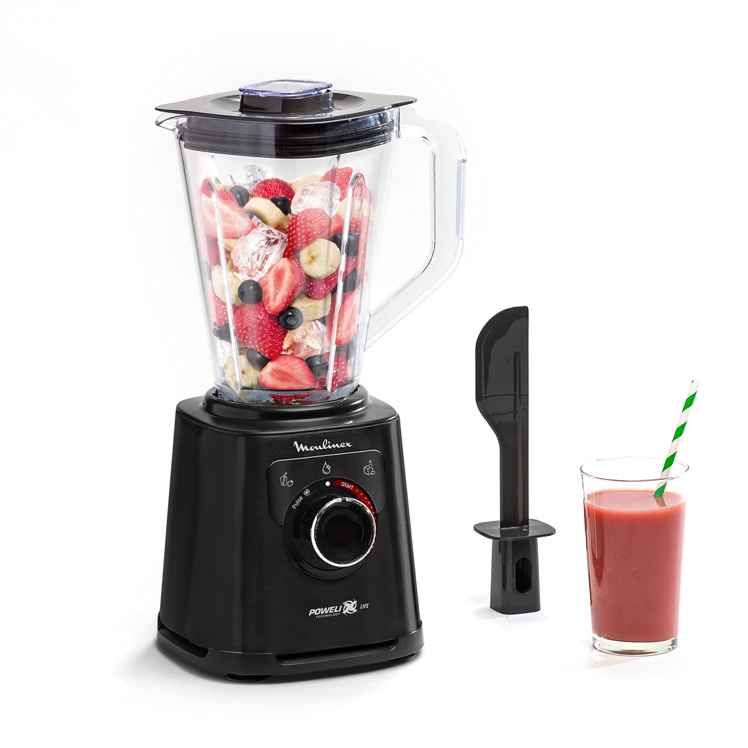 Moulinex Perfect Mix+ LM88A8 Tischplatten-Mixer, 1200 W, schnelle Ergebnisse, 1,5 Liter Fassungsverm