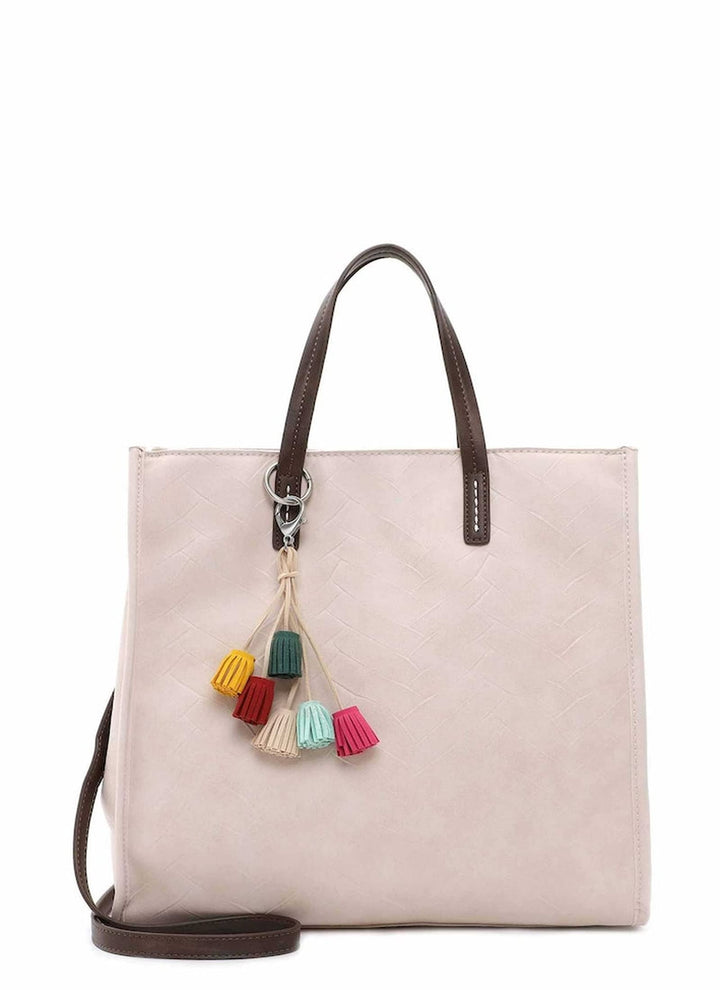 Tamaris Shopper Laureen 32080 Damen Handtaschen Uni Einheitsgrösse Beige 400, Einheitsgrösse Beige 4