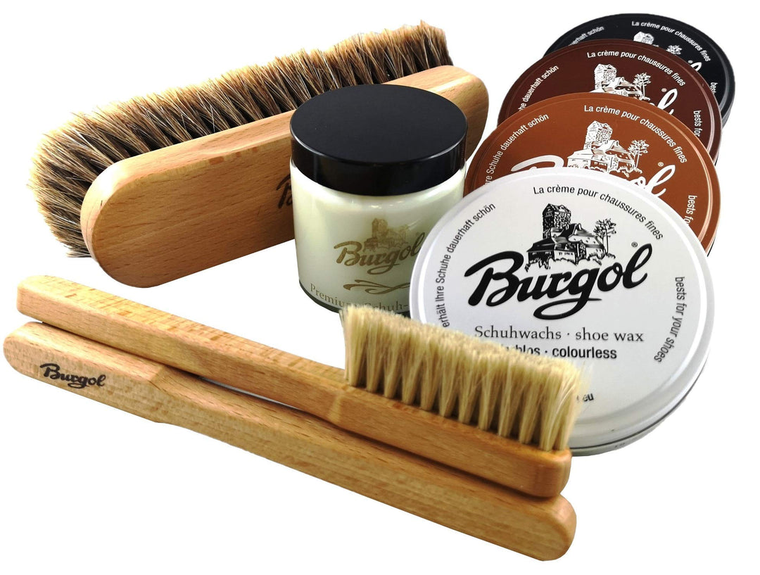 Profi-Starterset mit Burgol Schuhpflegeartikeln