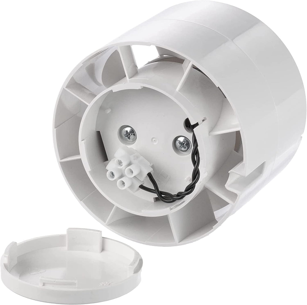 Ø 100mm Rohrventilator - Kanal Ventilator - Rohr Leise Lüfter - Rohrlüfter, Ø 100mm