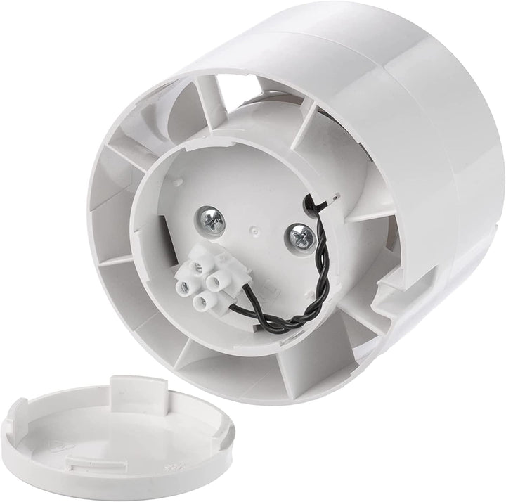 Ø 100mm Rohrventilator - Kanal Ventilator - Rohr Leise Lüfter - Rohrlüfter, Ø 100mm