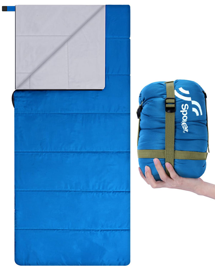 Schlafsack Sommer Schläfsack: Sportneer Warmes Sommer Schlafsacke Tragbar Leicht Wasserdicht Sleepin