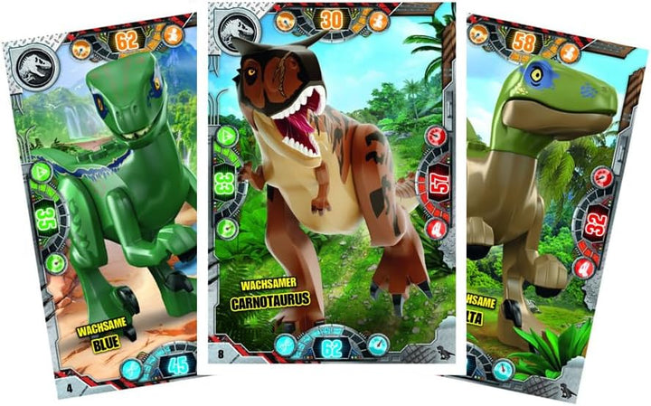Bundle mit LEGO Jurassic World Trading Cards - Serie 2-1 Display (50 Booster) + Exklusive Collect-it
