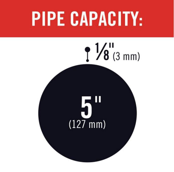 RIDGID 40165 Modell 560 Ständerkettenrohrschraubstock, transportabler Rohrschraubstock 1/8" bis 6" (