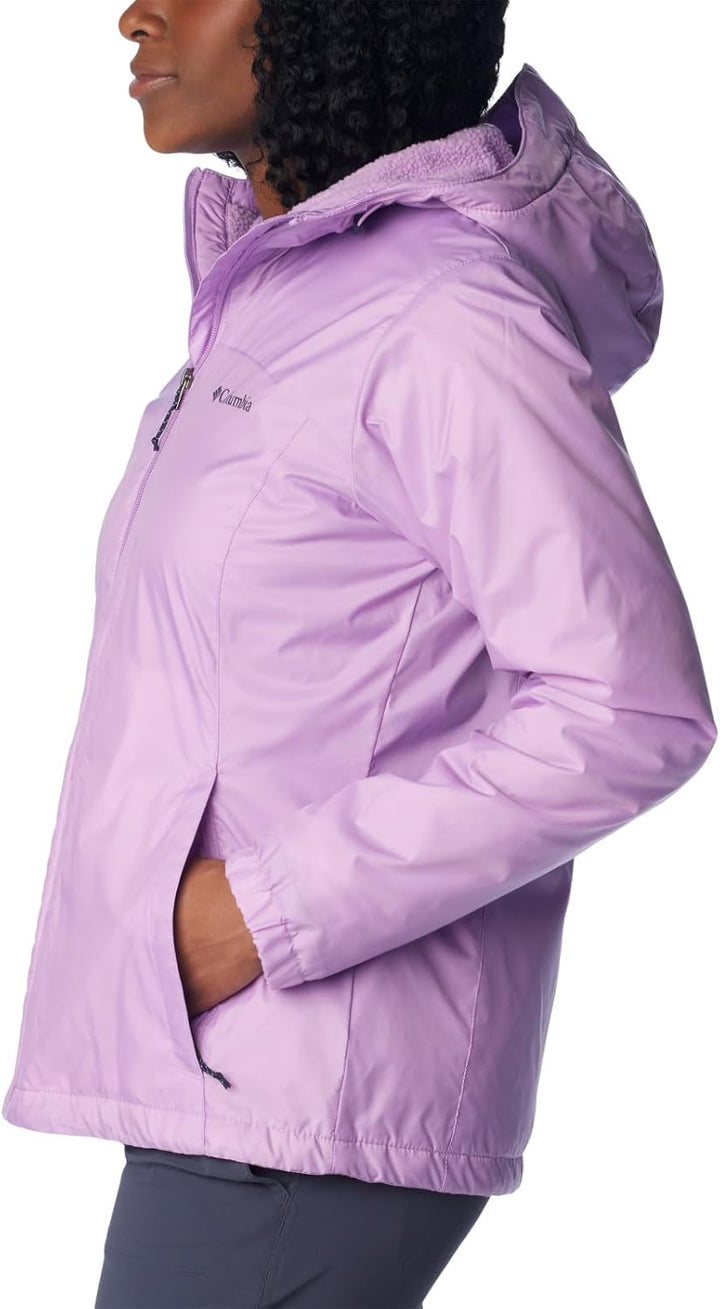 Columbia Damen Switchback Iii Jacke, Wasserdicht & Atmungsaktiv, Verstaubar Regenjacke 1X Gumdrop, 1