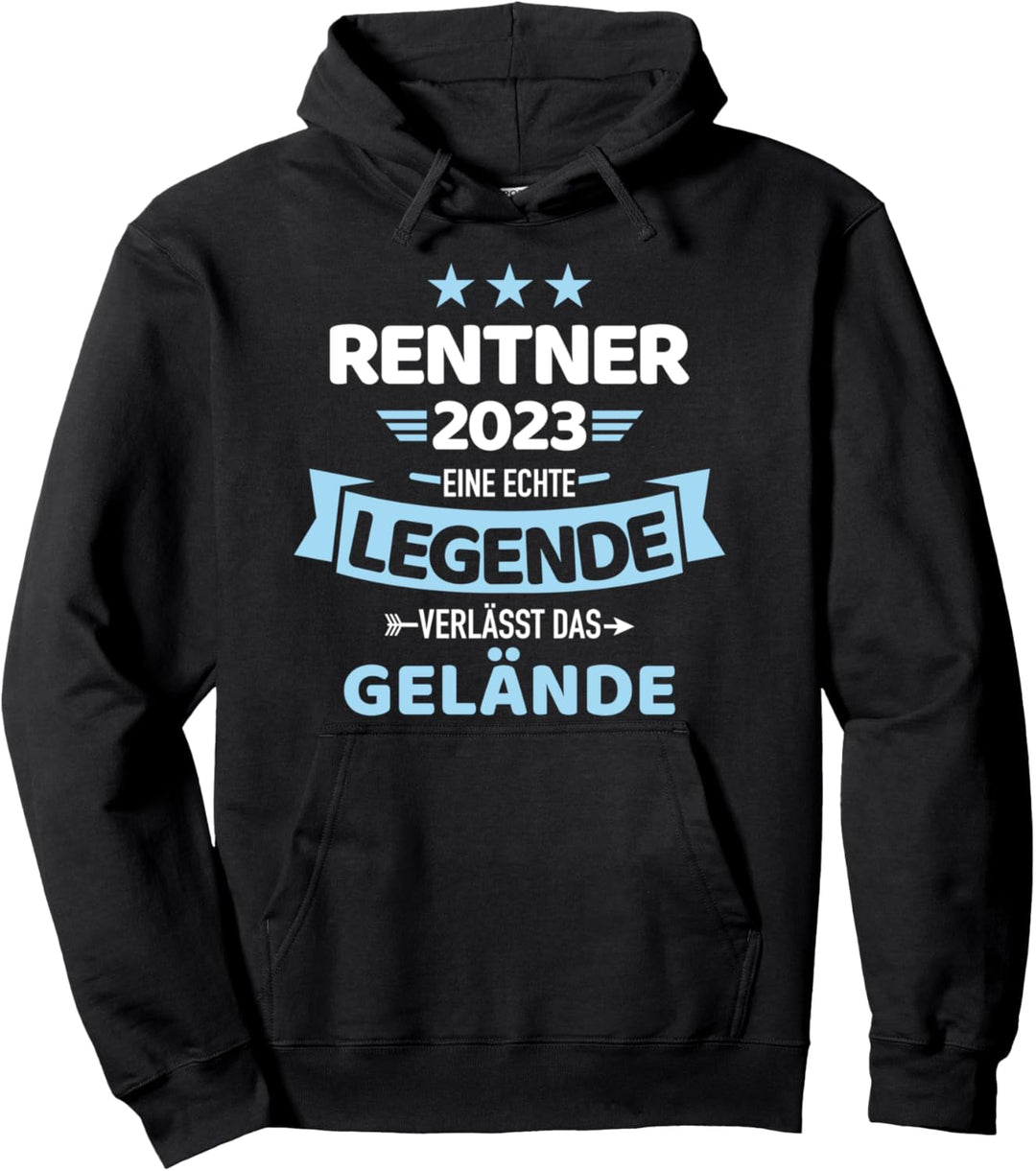 Rentner 2023 Legende verlässt Gelände für Rente Ruhestand Pullover Hoodie