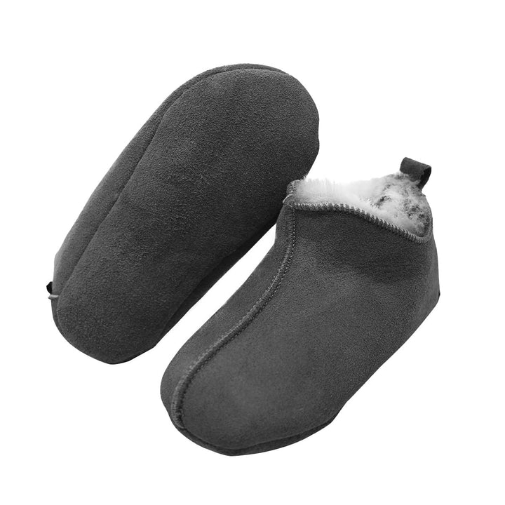 Hollert Lammfell Kinder Hausschuhe Bali Mädchen & Jungen Fellschuhe mit weicher Sohle kuschelig warm