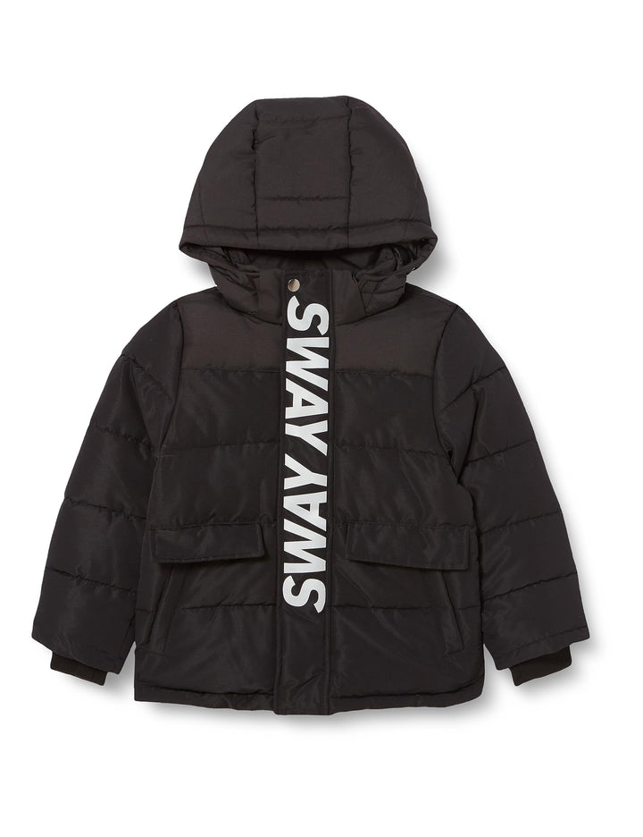 NAME IT Jungen Nkmmander Puffer Jacket Pufferjacke 134 Schwarz, 134 Schwarz