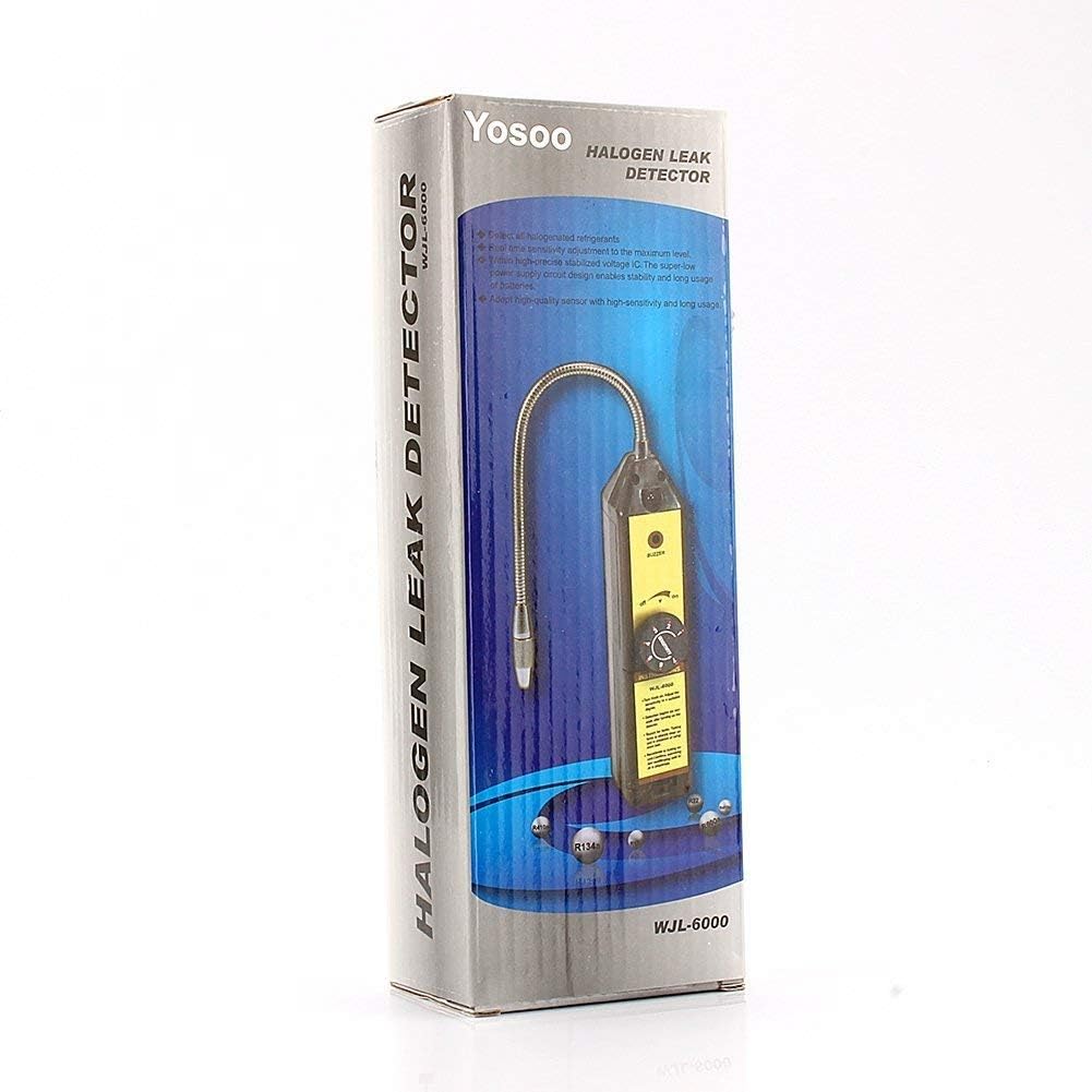 Halogen-Gas-FCKW-HFKW-Kältemittel-Lecksuchgerät R134a R410a R22a HVAC Checker Tragbarer Tester MEHRW