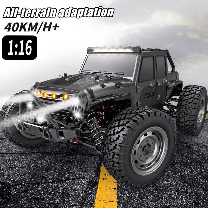 Gzsbaby Ferngesteuertes Auto 1/16 RC Car 4WD mit 40 km/h Hochgeschwindigkeits,2 Akku Lange Laufzeit,