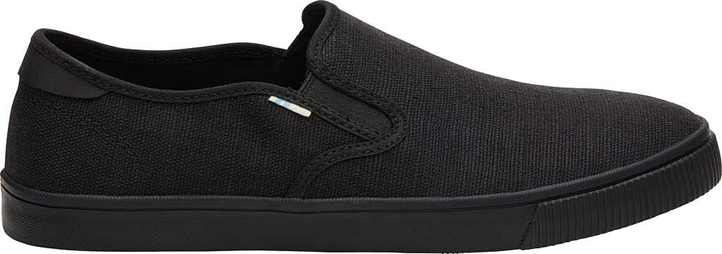 TOMS Herren Baja Sneaker 42.5 EU Schwarz, 42.5 EU Schwarz