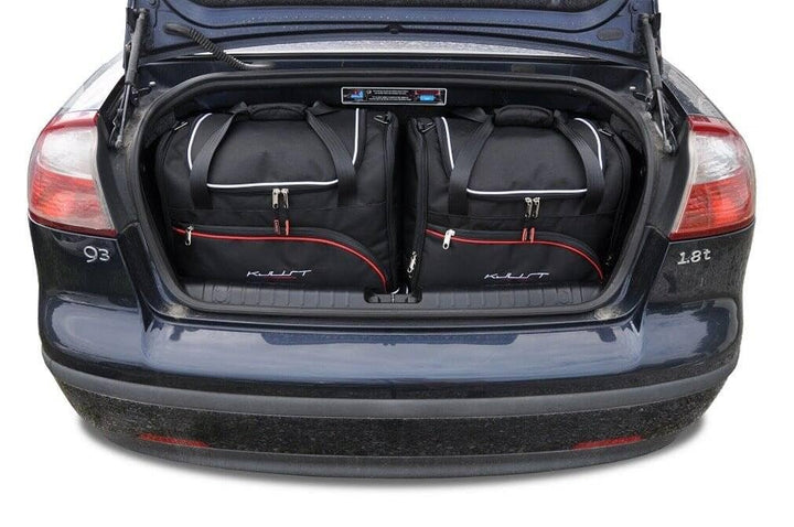 KJUST Dedizierte Reisetaschen 4 stk kompatibel mit SAAB 9-3 CABRIO II 2002-2011