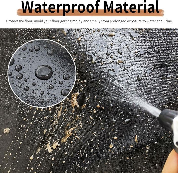 Oncpcare - 2er-Pack wasserdichte Haustier-Matten (150 x 100 cm, wiederverwendbare Basis für Kaninche