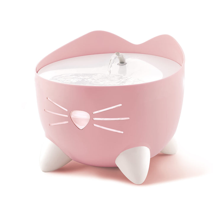Catit Pixi Trinkbrunnen für Katzen, 2,5L, pink, 1 Stück (1er Pack) pink 1 Stück (1er Pack), pink 1 S