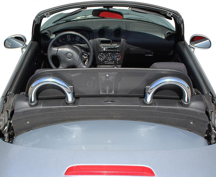 Aperta Windschott passend für Daihatsu Copen 100% Passgenau OEM Qualität Schwarz Windstop Windabweis
