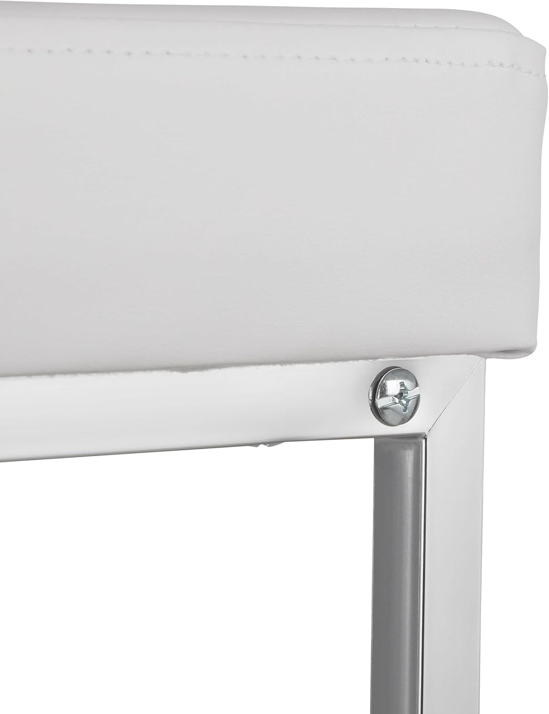 Relaxdays, weiss Hocker gepolstert, Kleiner Sitzhocker, Quadratisch, Polsterhocker mit Ablage, Badho